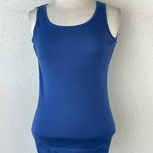 Pre-Owed PBX Basics Womens Blue Tank Top Size M - Picture 1 of 5
